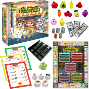 Supermarket Squishy Spree Money Counting Game