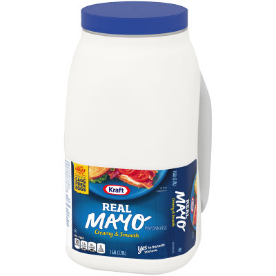 Kraft Real Mayo Creamy & Smooth Mayonnaise, 1 gal Jug
