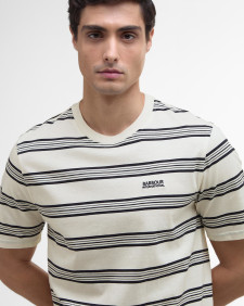 Upham Striped T-Shirt Whisper White