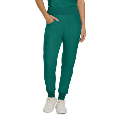 Landau Forward LB401 Women&#8216;s 7 Pocket Wrinkle Resistant Jogger Medical Scrub Pants-Landau