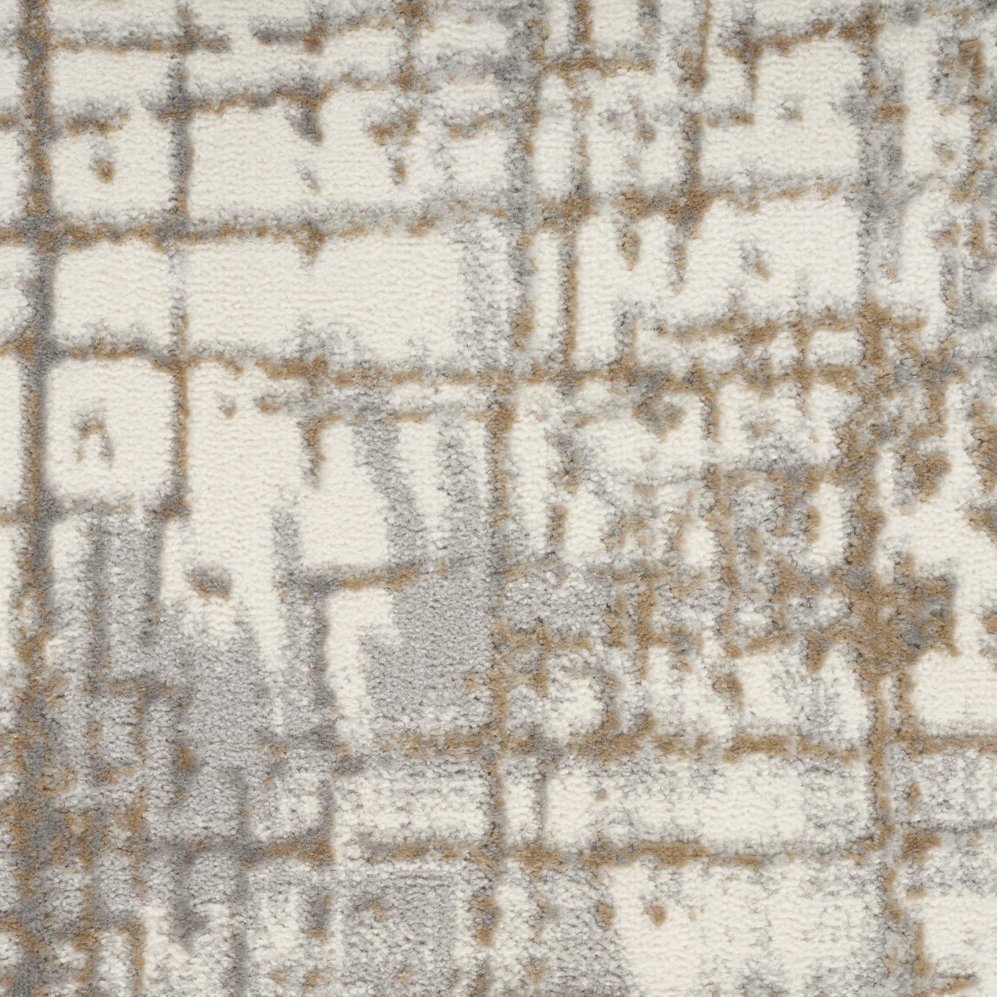 Calvin Klein CK950 Rush 8' x 10' Ivory Grey Modern Indoor Rug