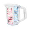 Rubbermaid Commercial, Bouncer® Measuring Cup, 0.5 qt,  Clear