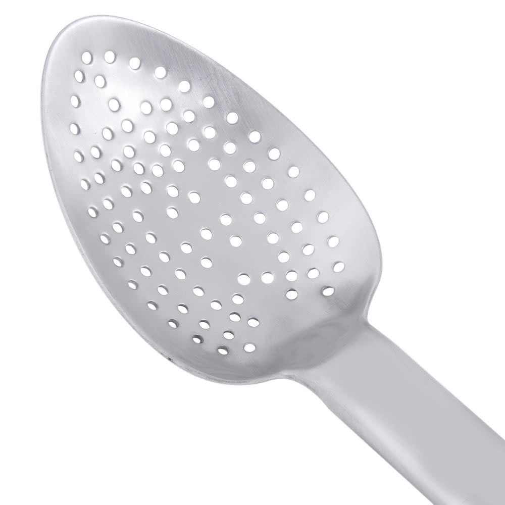 15 ½inch heavyduty stainless steel perforated basting spoon