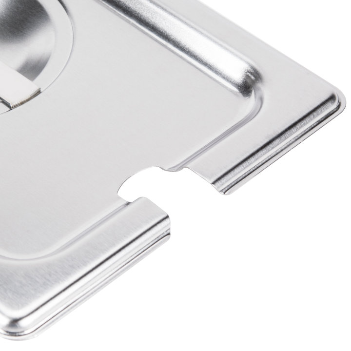 Fourth-size Super Pan V® slotted stainless steel cover