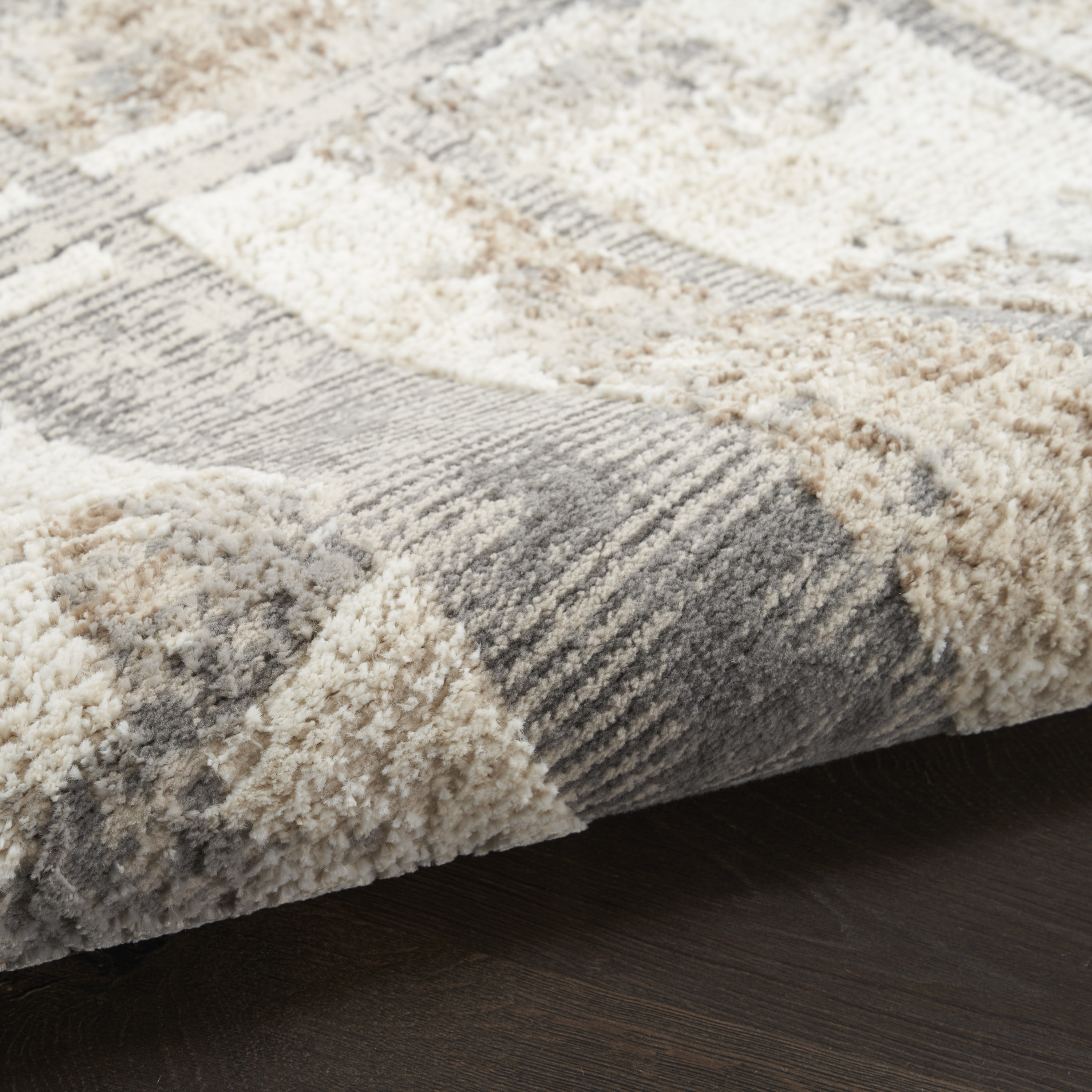 Nourison Sustainable Trends 9' x 12' Ivory Multicolor Modern Indoor Rug
