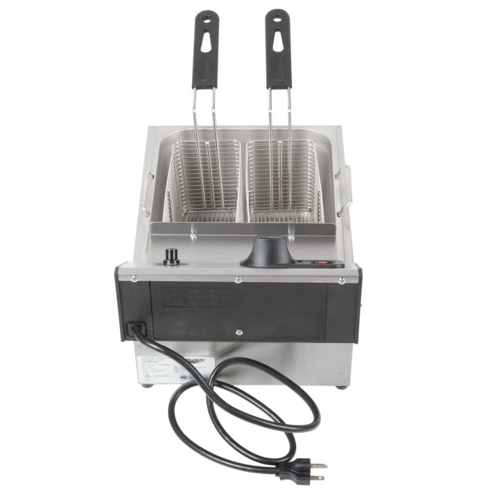 208- to 240-volt 10-lb standard-duty Cayenne® countertop deep fryer