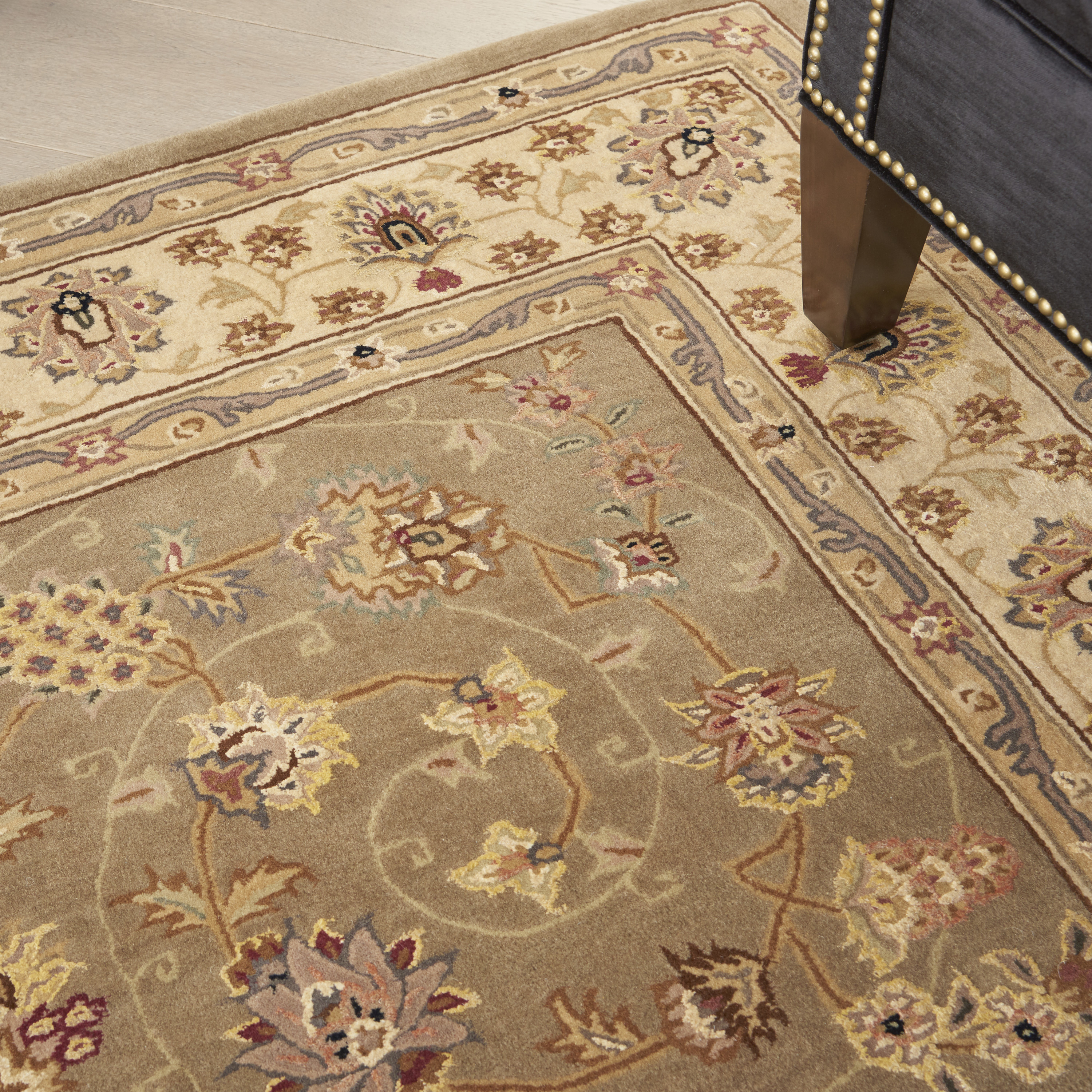 Nourison Nourison 2000 5'6" x 8'6" Olive Traditional Indoor Rug
