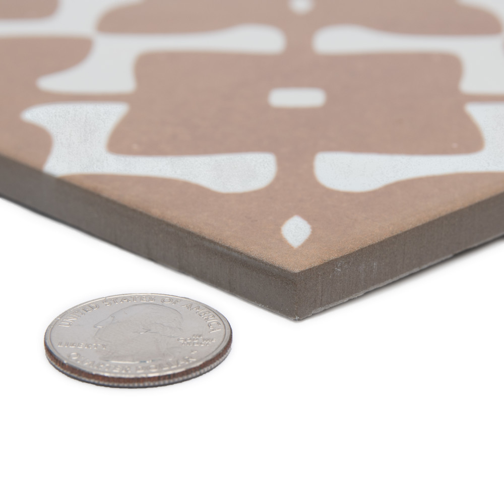 Bari Fortuna Terra 12-7/8 in. x 12-7/8 in. Porcelain Floor and Wall Tile