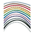 T50F Spiral Wrap, White, 100 ft.