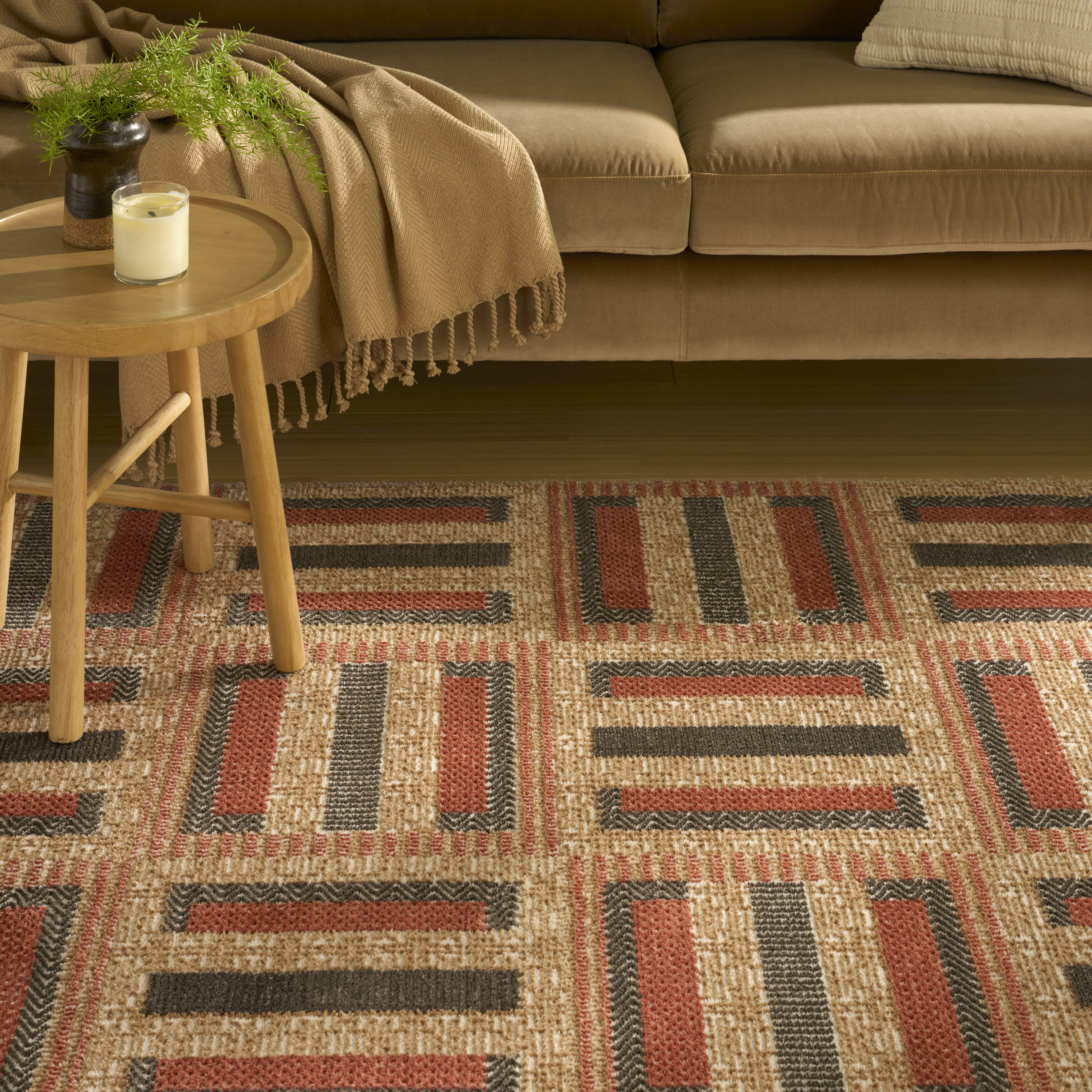 Nourison Nordic 8' x 10' Multicolor Modern Indoor Rug