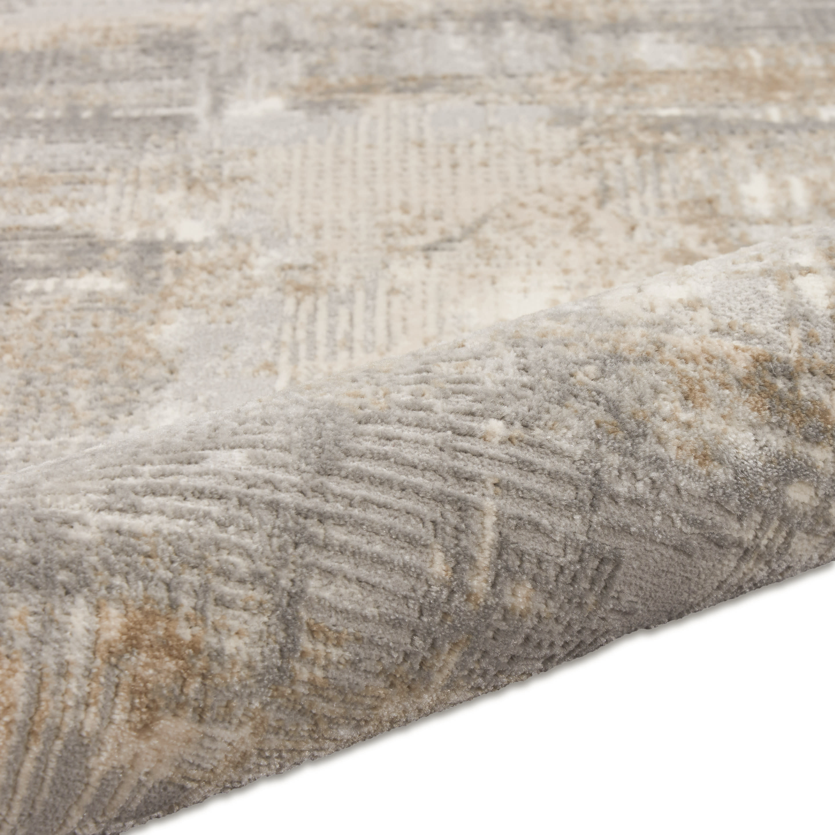 Calvin Klein CK950 Rush 4' x 6' Grey Beige Modern Indoor Rug