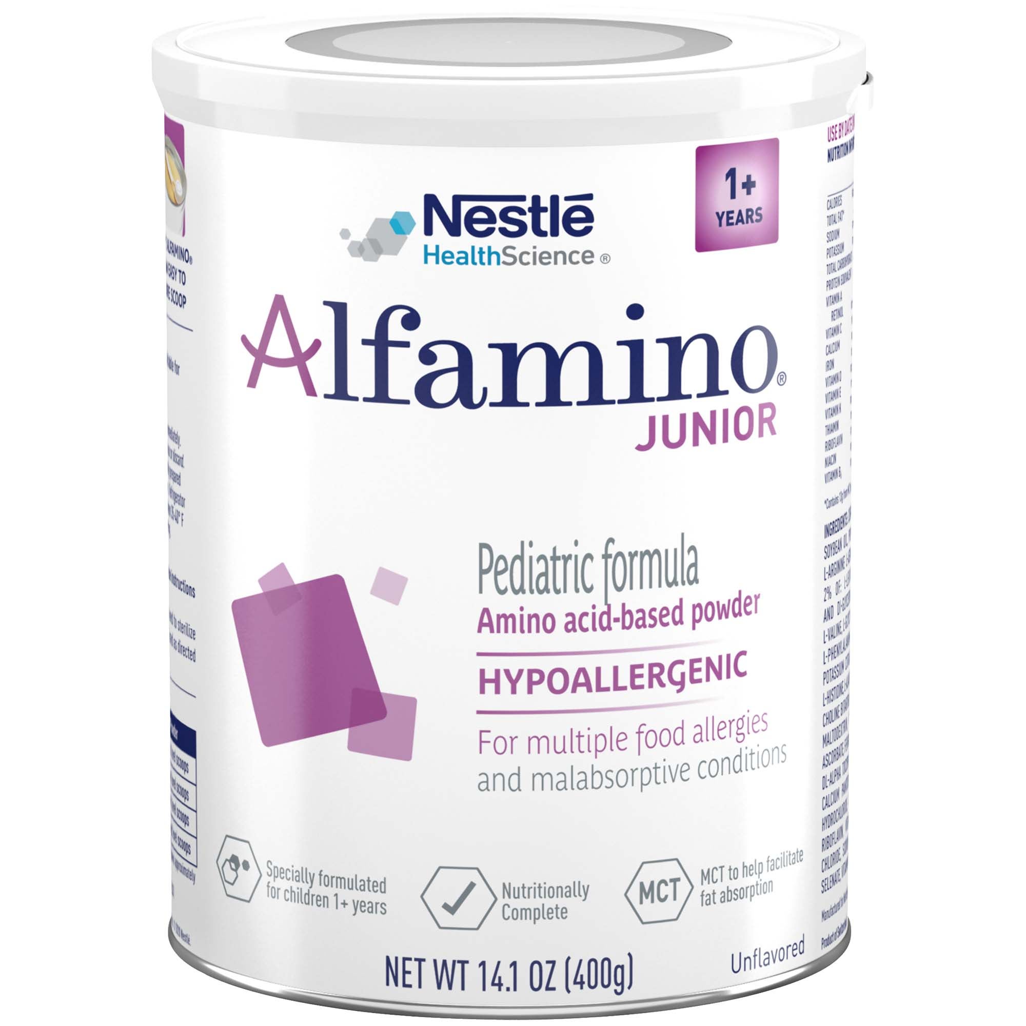 Alfamino Junior™ Amino Acid–Based Powder Pediatric Formula, 14.1-ounce can