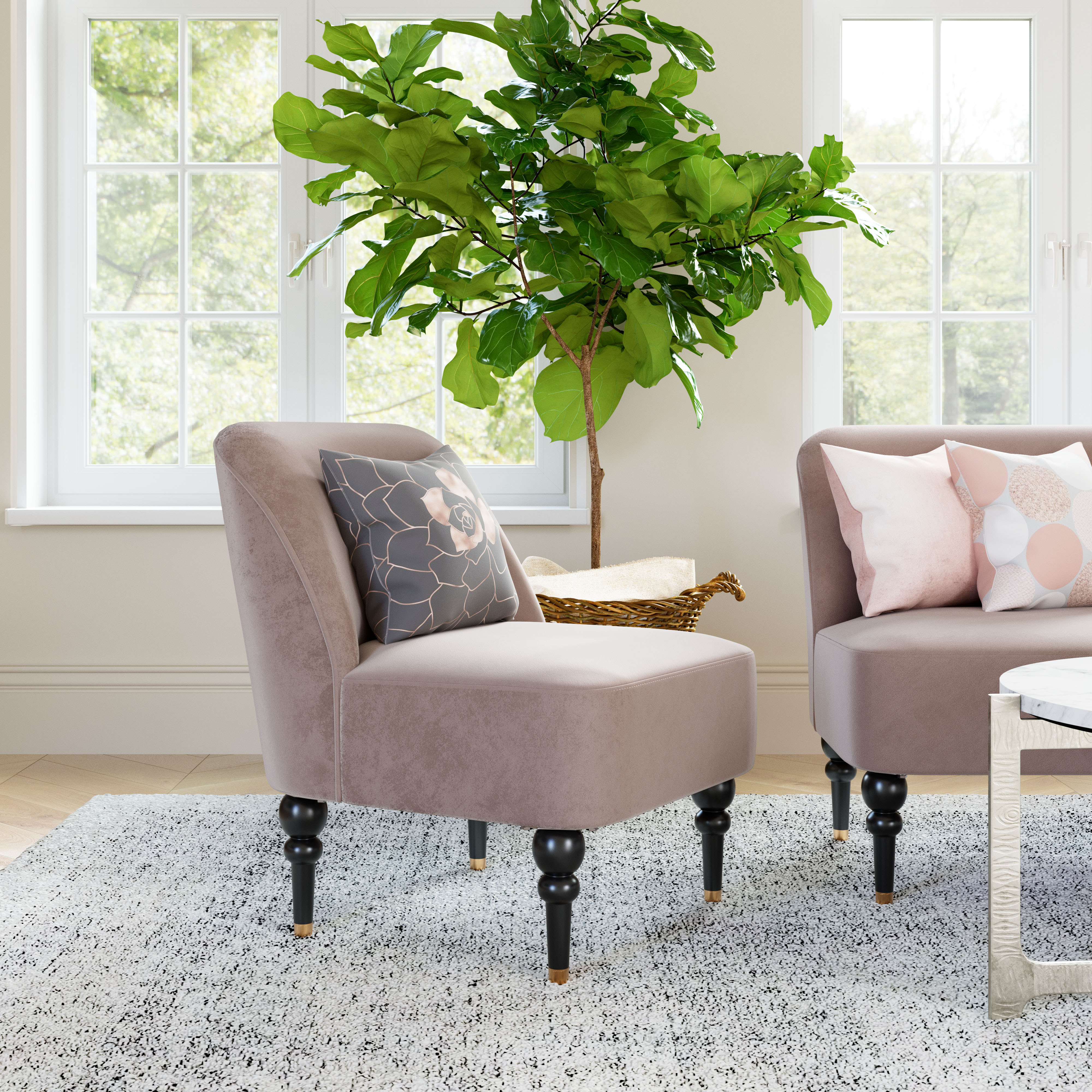 Bintulu Accent Chair Taupe product image