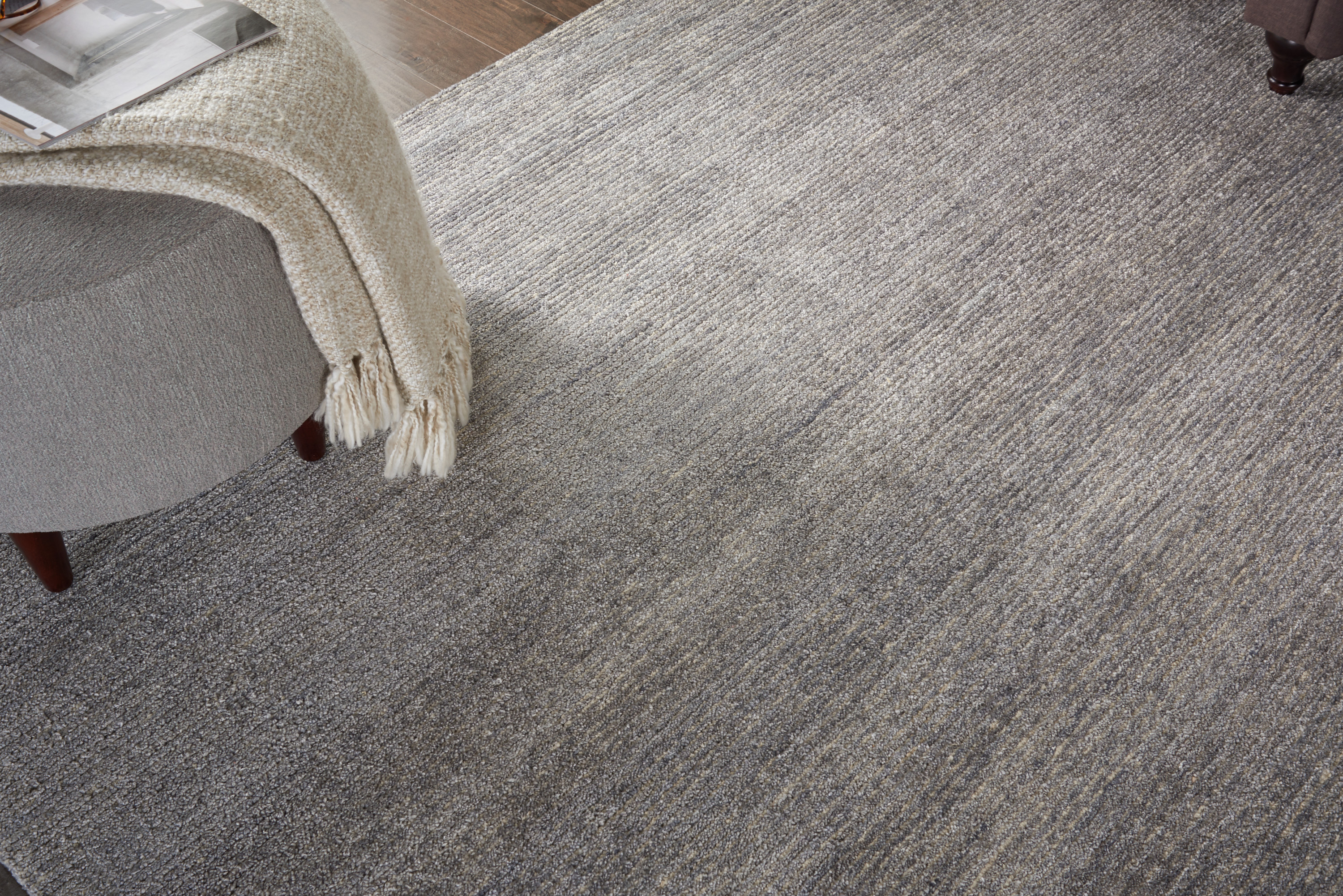 Nourison Weston 8' x 10'6" Silver Birch Modern Indoor Rug