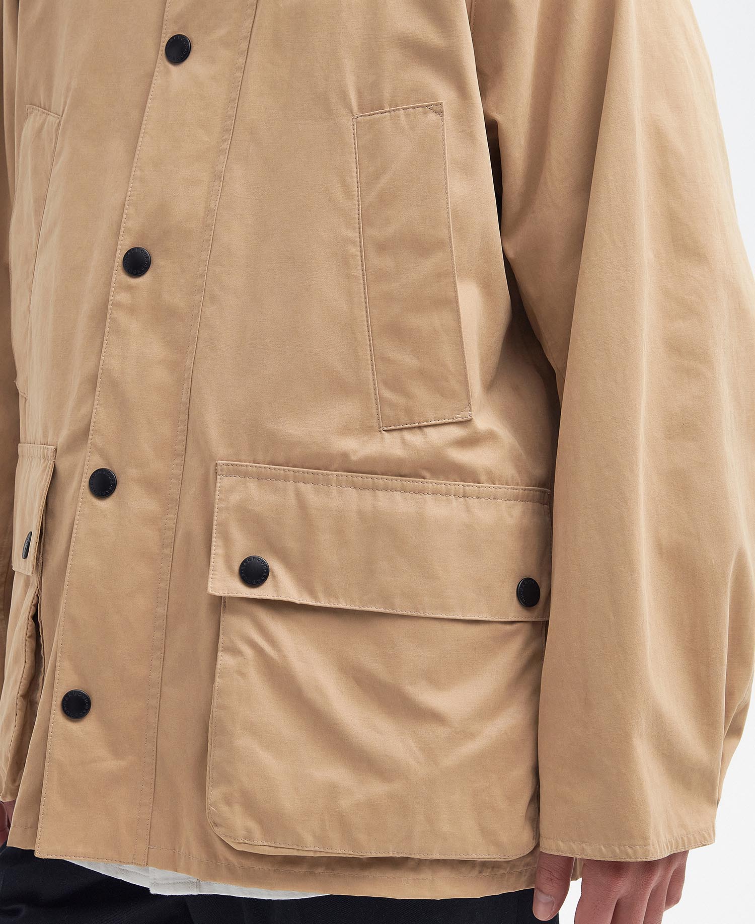 Peached Oversized Bedale Casual Jacket image number 6
