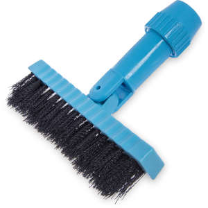 Carlisle, Flo-Pac®, 7.5in, Swivel Head Grout Line Brush, Nylon Bristles, Blue