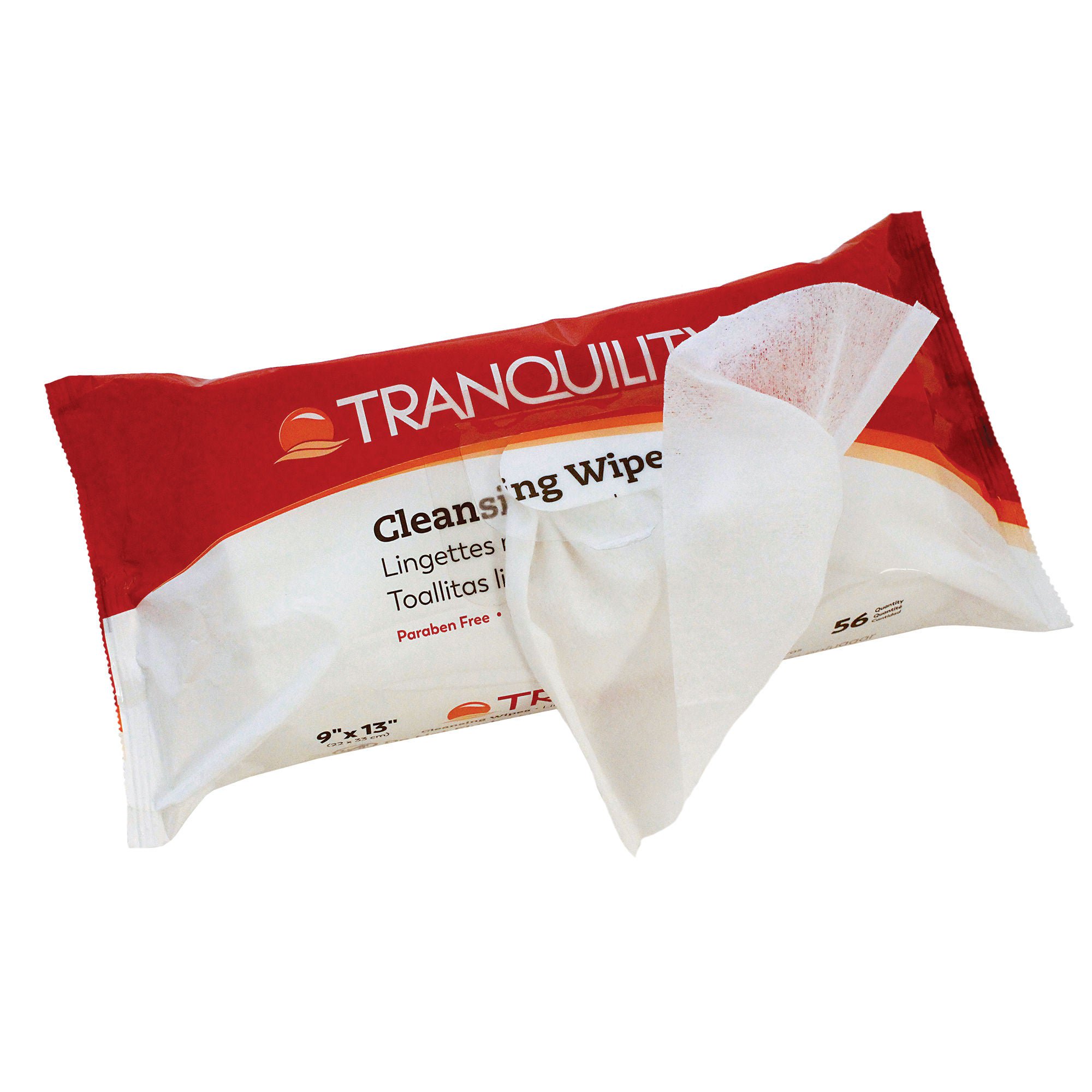 Tranquility Personal Wipe, Soft Pack, Aloe/Vitamin E/Chamomile, Scented