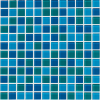 Glass Blox Mermaid/Vivid Teal/Sapphire 1×1 Mosaic