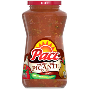 Pace® Hot Picante Sauce, 16 oz Jar (12 Pack)