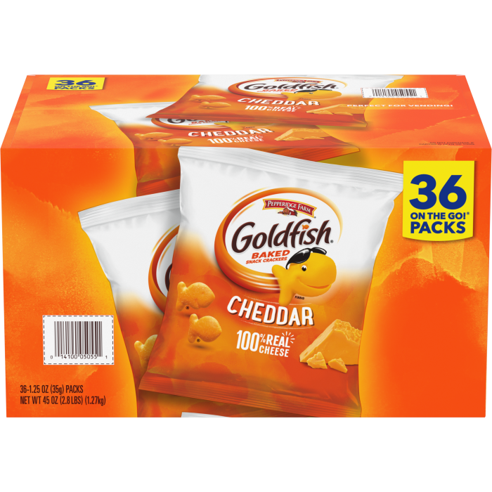 Cheddar Cheese Crackers, 36 count box