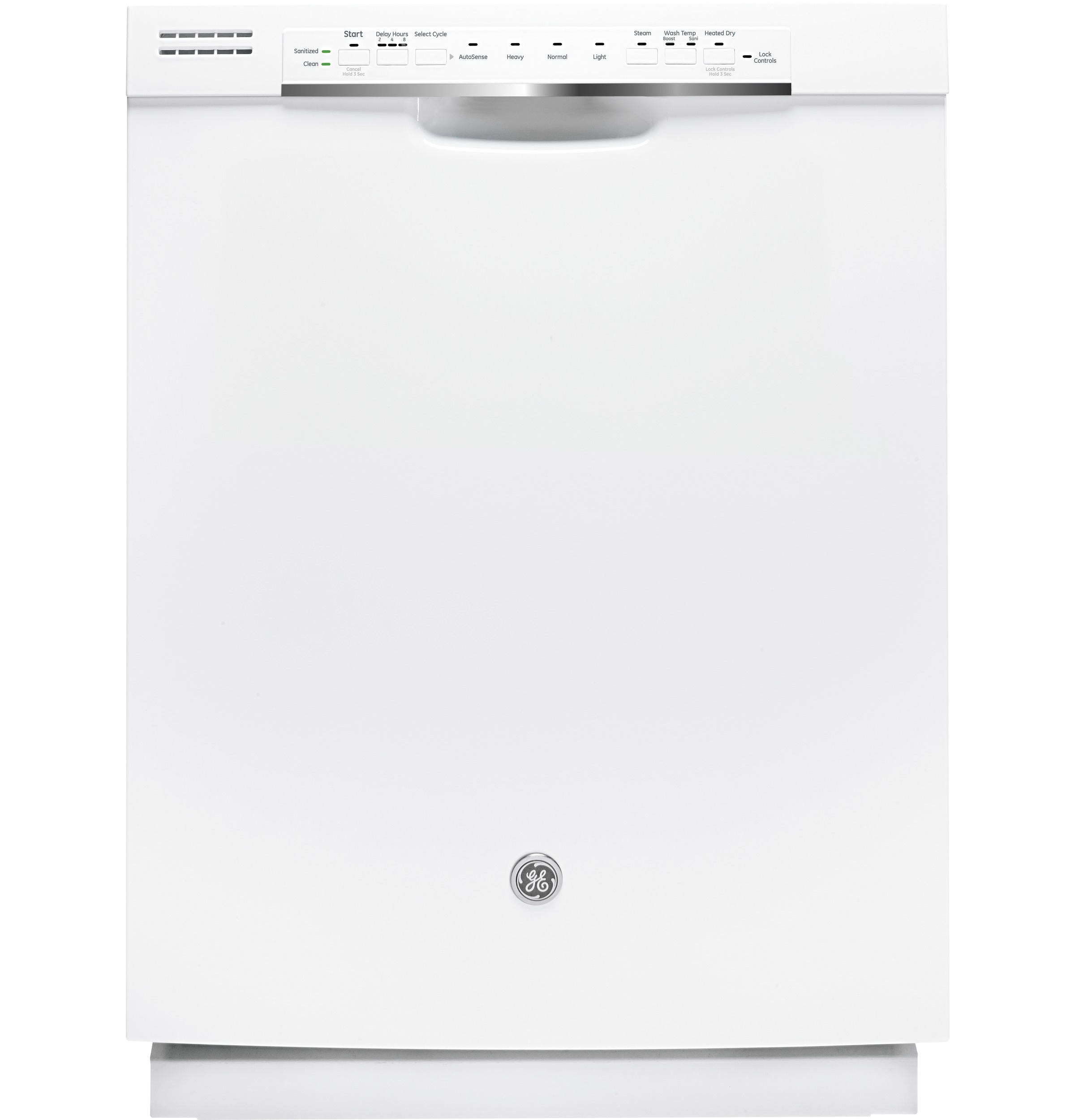 GE® Stainless Steel Interior Dishwasher with Front Controls