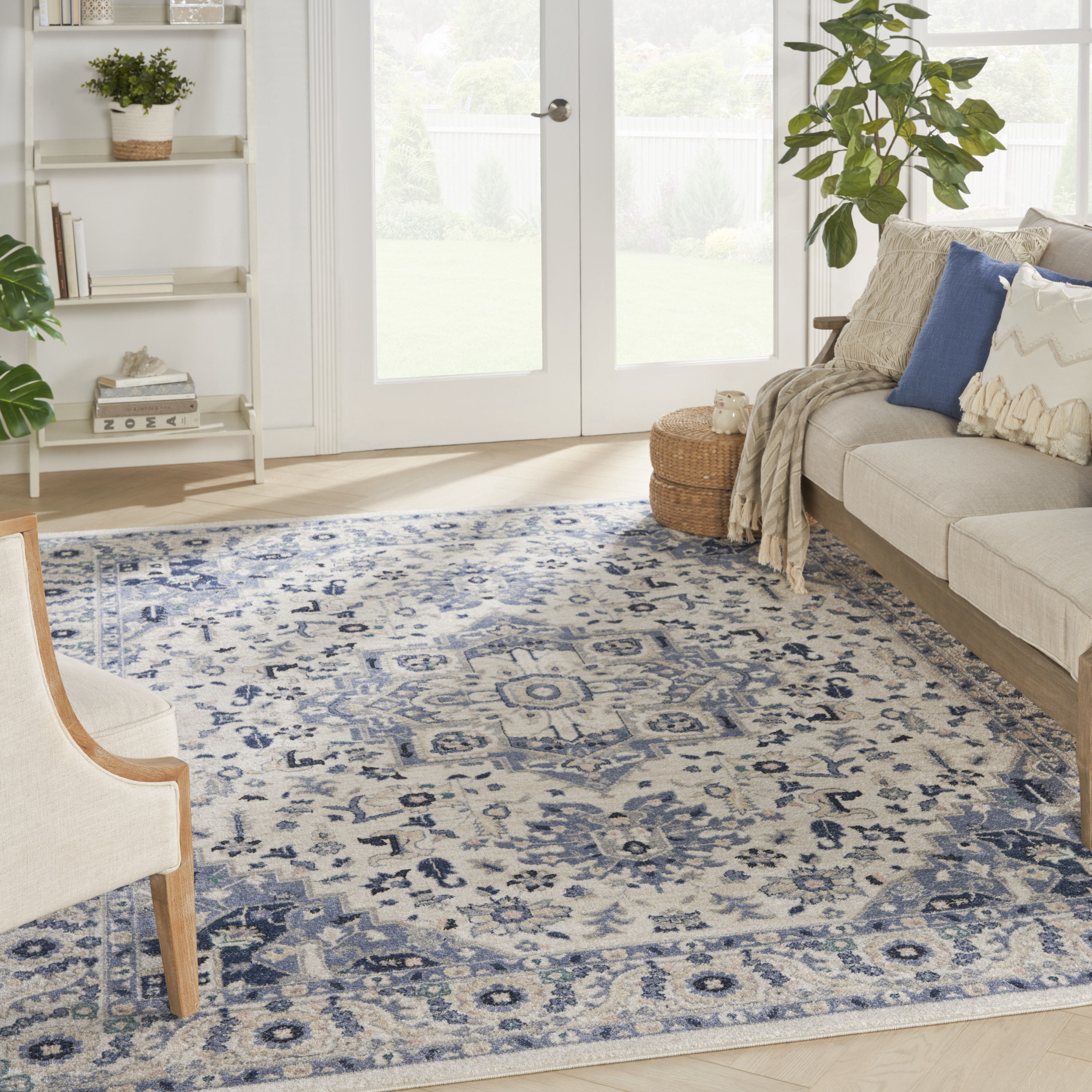 Nourison Passion 8' x 10' Ivory/Grey Bohemian Indoor Rug