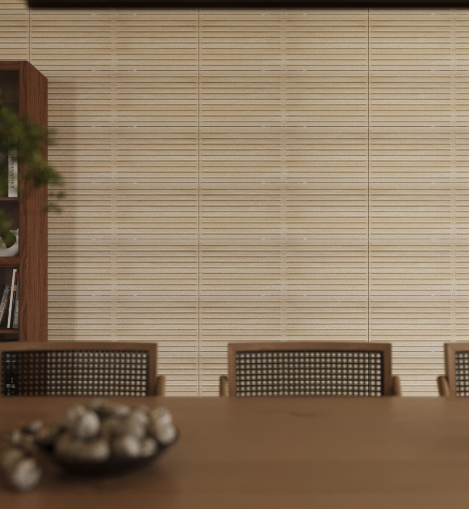 Spa Beige 11-7/8 in. x 35-1/2 in. Ceramic Wall Tile