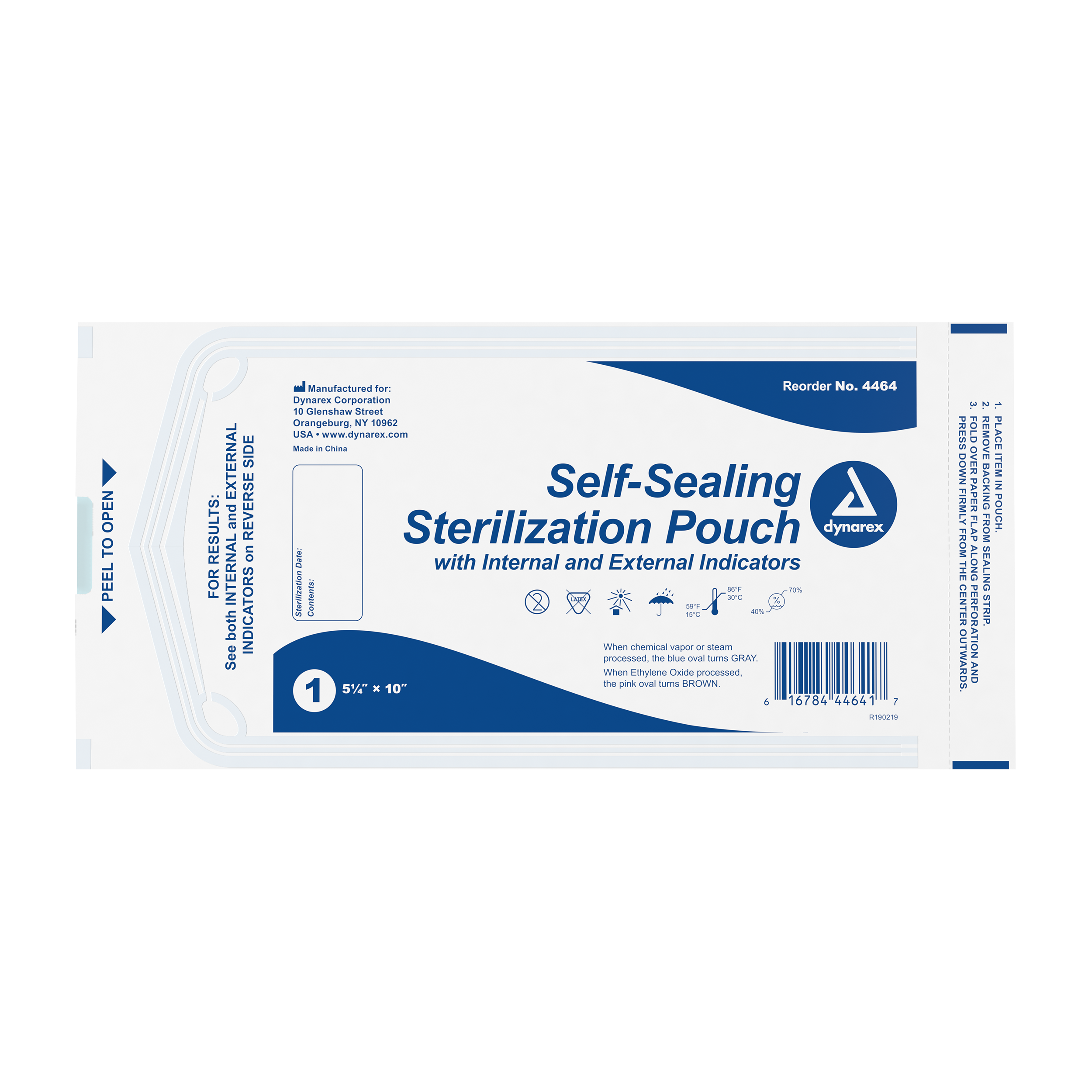 Sterilization Pouches 5.25 x 10in