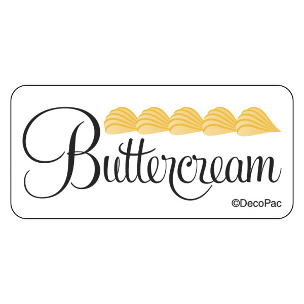 Buttercream Promotional Label