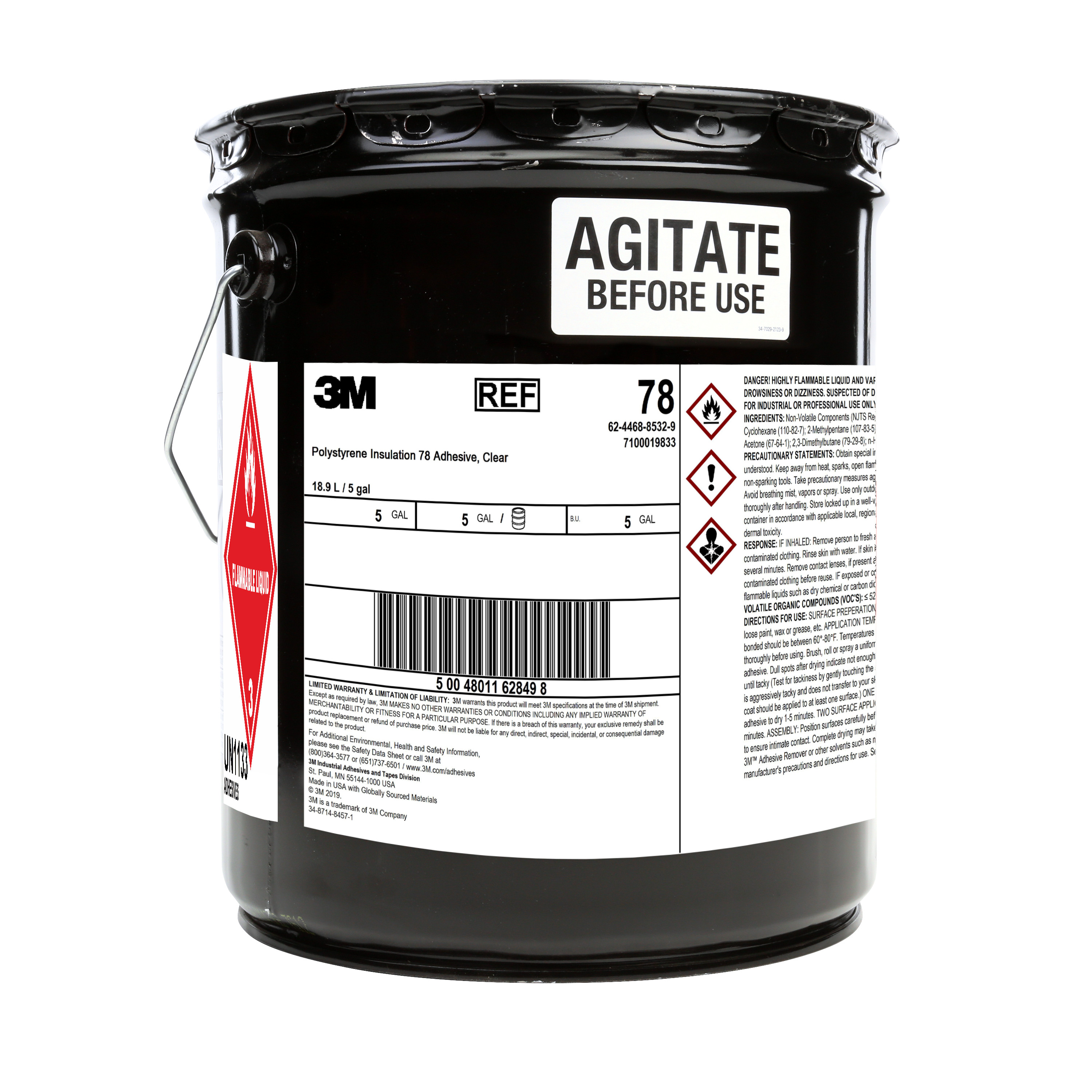 SKU 7100019833 | 3M™ Polystyrene Insulation Adhesive 78