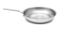 12-inch Wear-Ever® aluminum fry pan with natural finish and plated handle