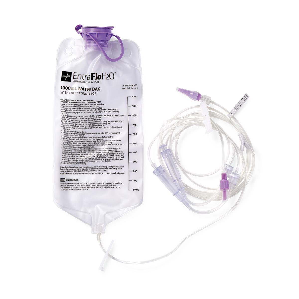 EntraFlo H2O Pump Feeding Spike Set