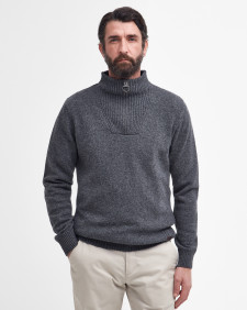 Nelson Essential Half-Zip Jumper Storm Grey
