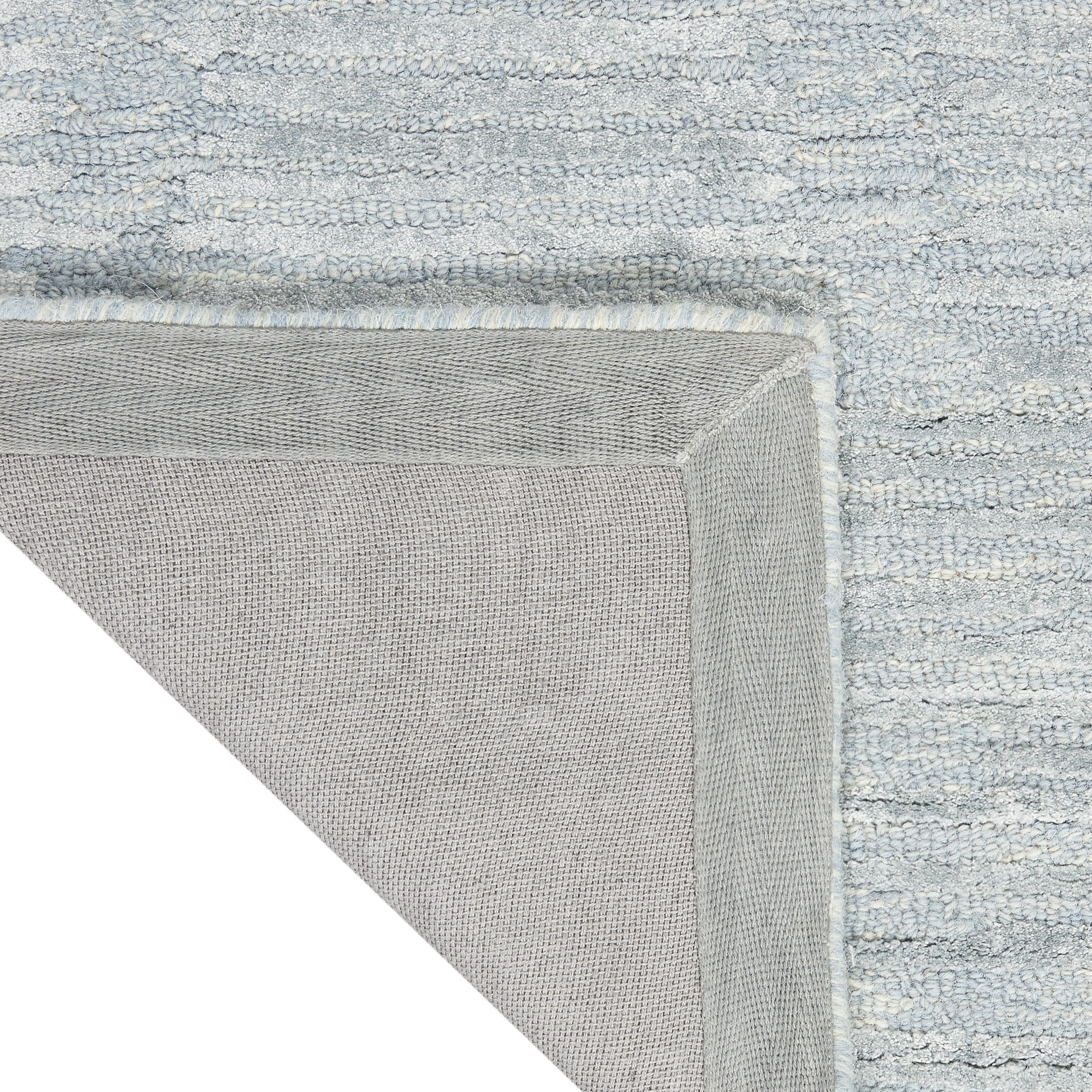 Calvin Klein CK010 Linear 8'6" x 11'6" Light Blue Modern Indoor Rug