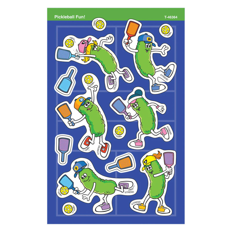 Pickleball Fun! superShapes Stickers - Large, Pack of 104