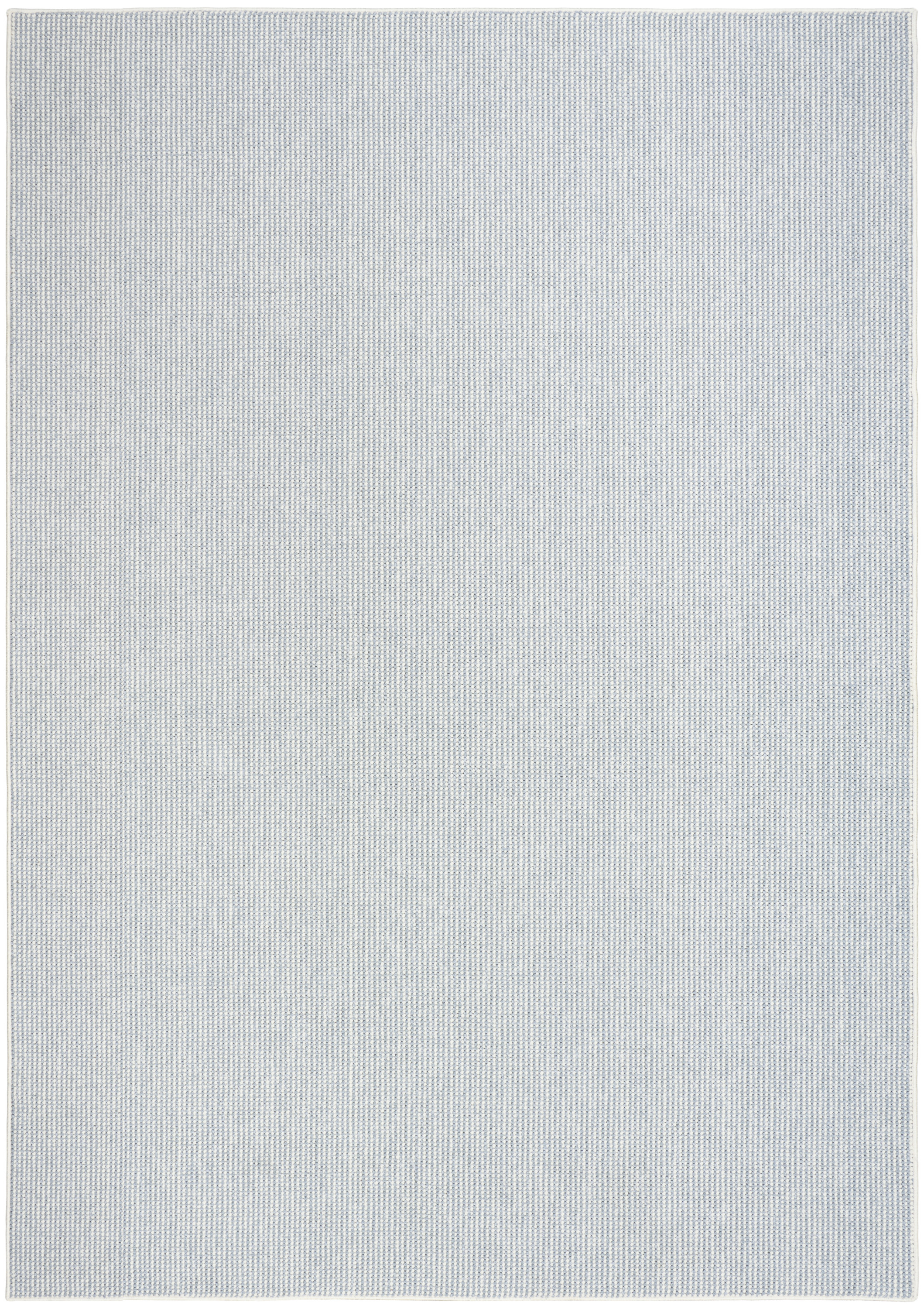 Nourison Natural Texture 3'11" x 5'11" Ivory Blue Farmhouse Indoor Rug