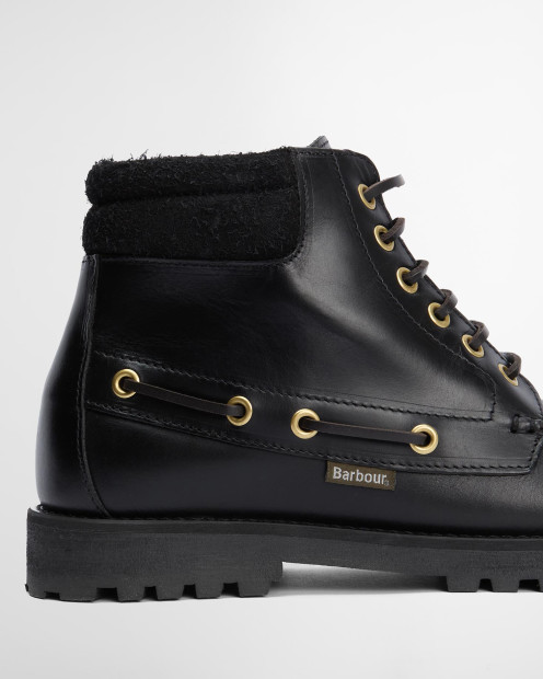 Tiller Moccasin Boots Black