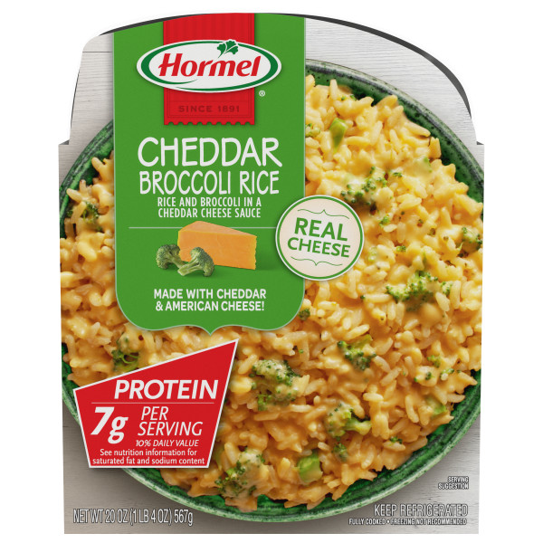 HORMEL(r) Cheddar Broccoli Rice 6/20 OZ . C1C1 - Front Center In Package (Hi Res)