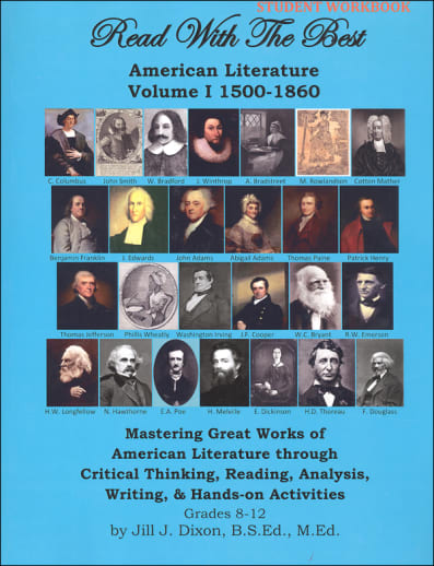 Read With the Best: American Literature Volume 1: 1500-1860 Student Workbook