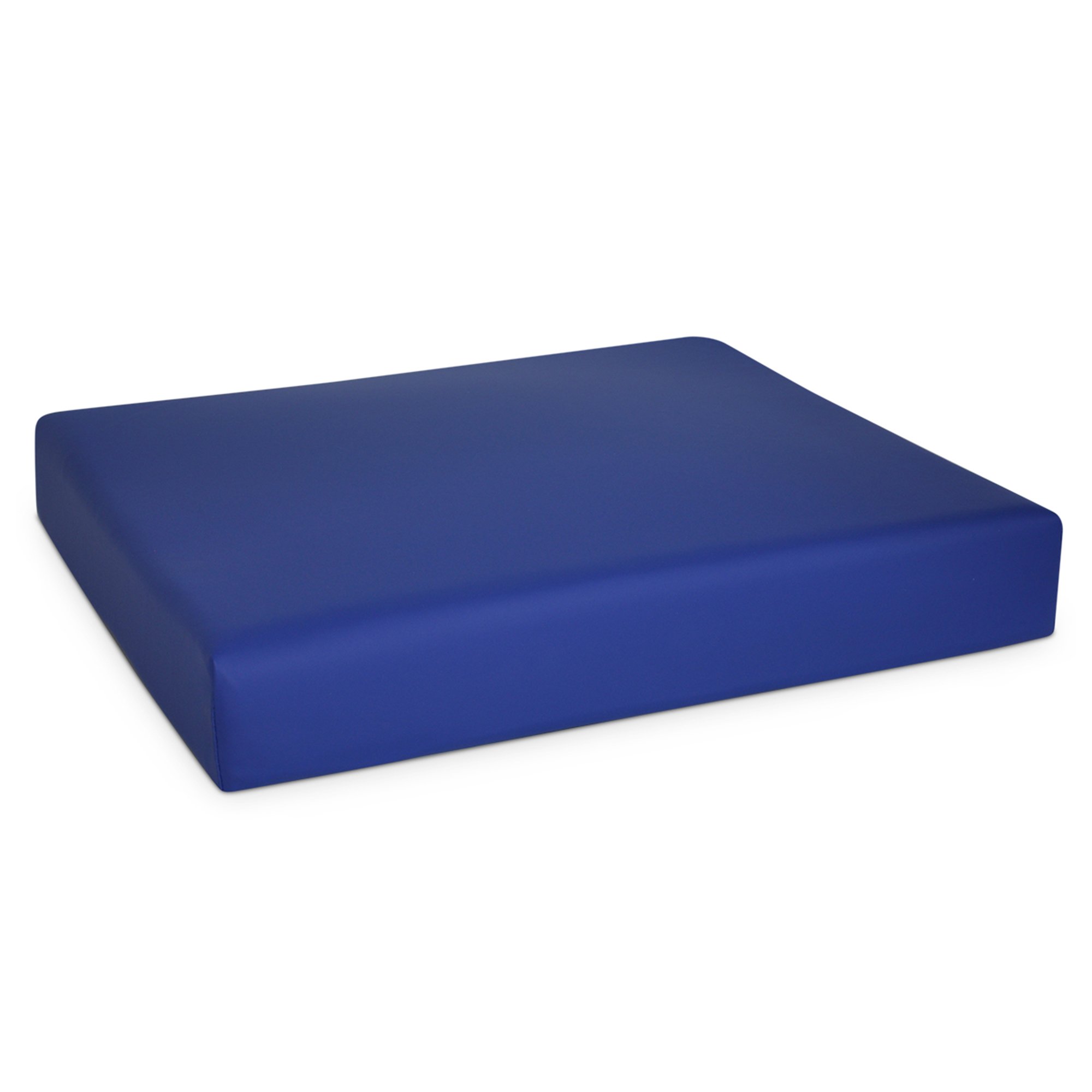 NYOrtho Seat Cushion, 18 in. W x 16 in. D x 2 in. H, Gel / Foam, Blue MK 813747