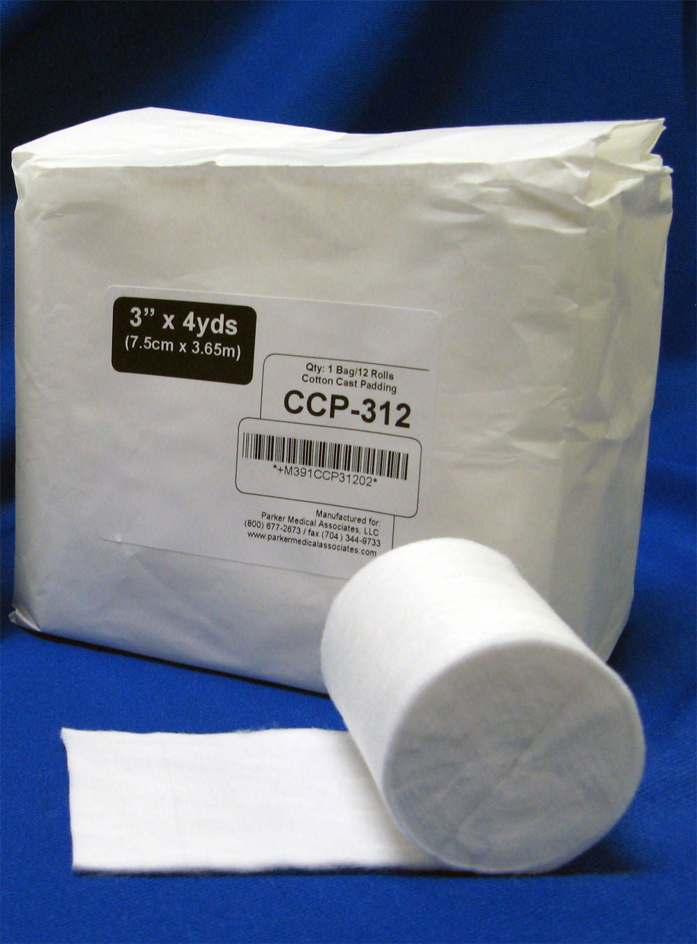 Carolina Narrow Fabric PADDING, CAST CTN 2"X4YD (12RLS/BG) PRKMED