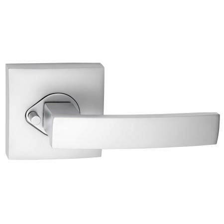 Valor Series Angular Square Rose Privacy Lever Set