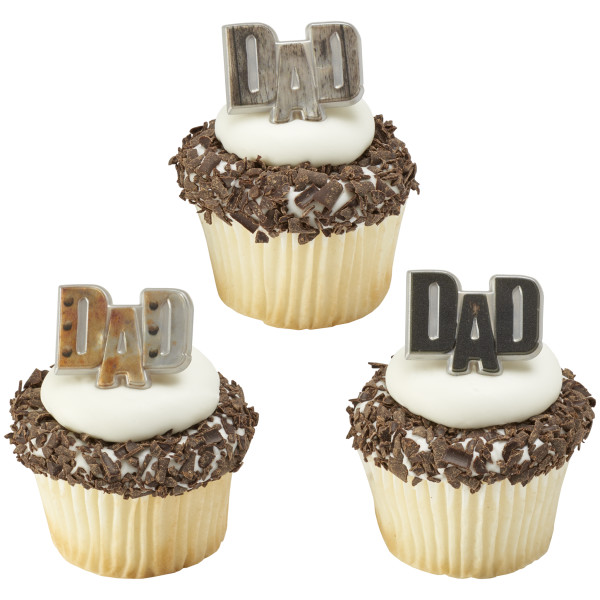 Metals Dad Cupcake Rings