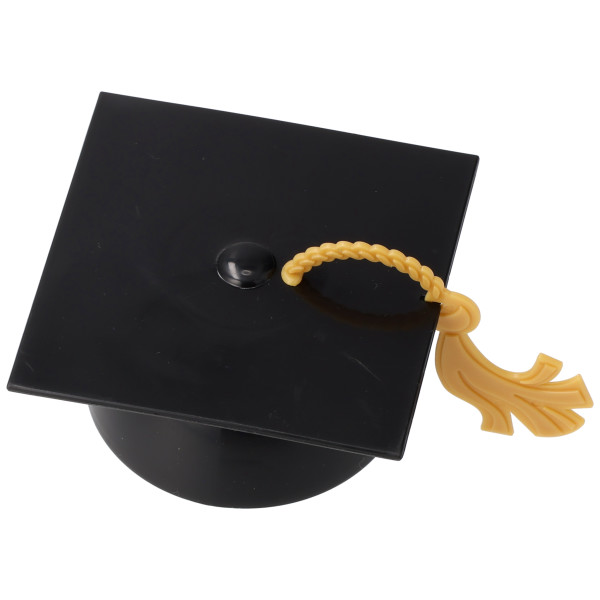 Black Grad Cap With Tassel Layon