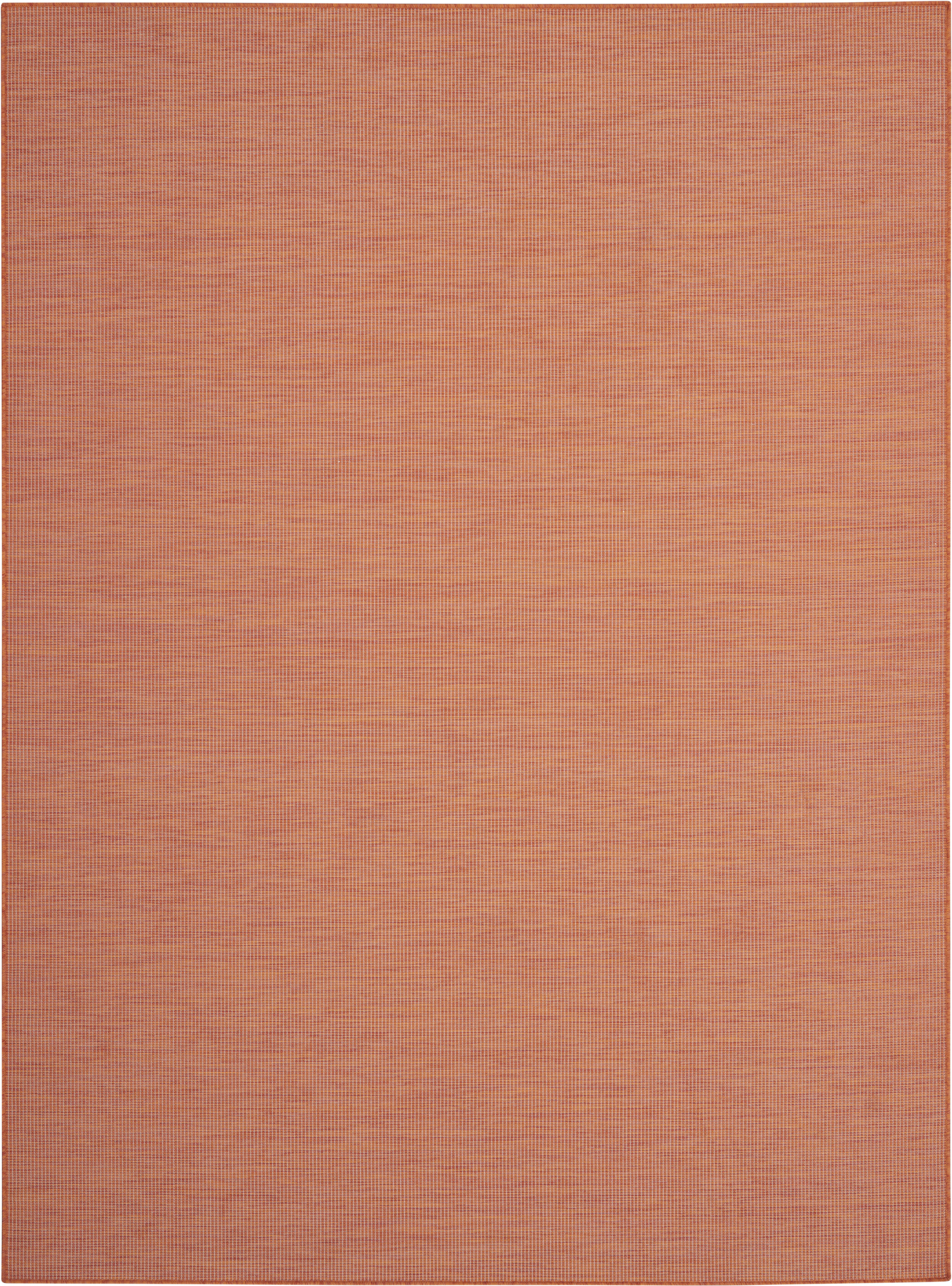 Nourison Positano 7' x 10' Terracotta Modern Rug