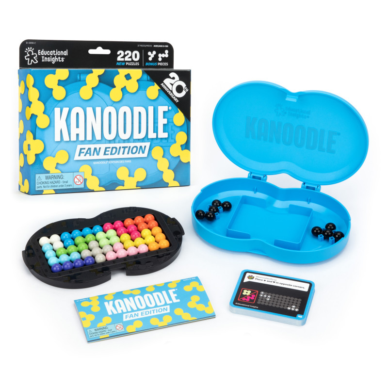 Kanoodle 20th Anniversary Edition Brain Teaser, Cyan