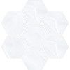 Nolita Bianco 12×11 Hexagon Mosaic Satin Rectified