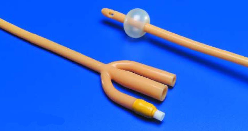 Dover™ Foley Catheter, 16 Fr., 5 cc, Three Way, Standard