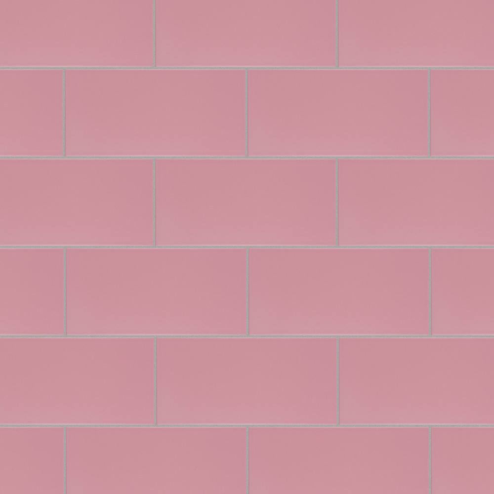 Projectos Blush Pink 3-7/8 in. x 7-3/4 in. Ceramic Floor and Wall Tile