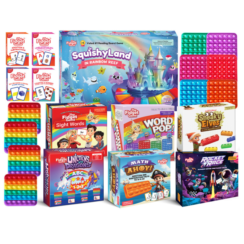 Kindergarten Classroom Bundle, Early Literacy and Math Games